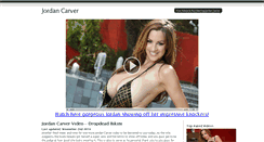 Desktop Screenshot of jordancarver.net